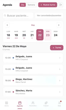 Agenda online de Lumière con turnos automáticos y recordatorios